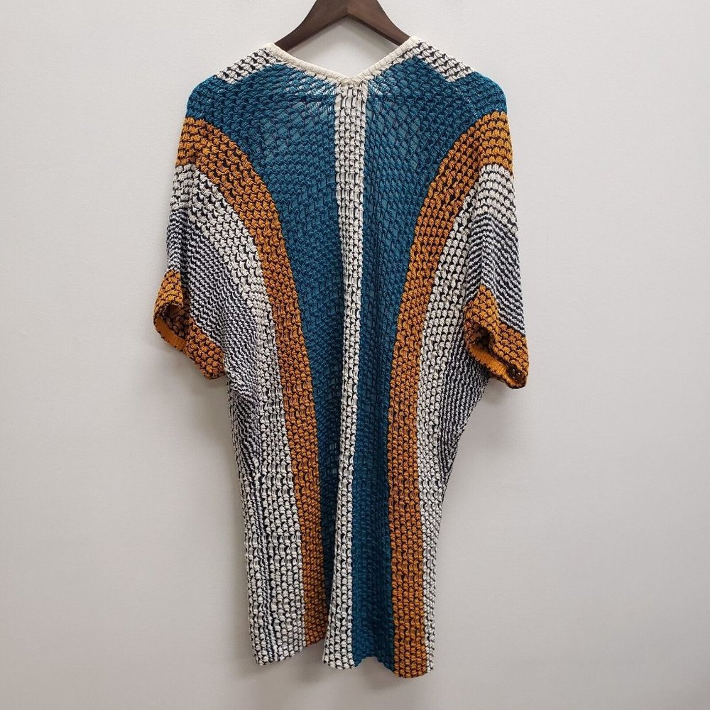 Sparrow Multicolor Open-Front Cardigan - Picture 2 of 9